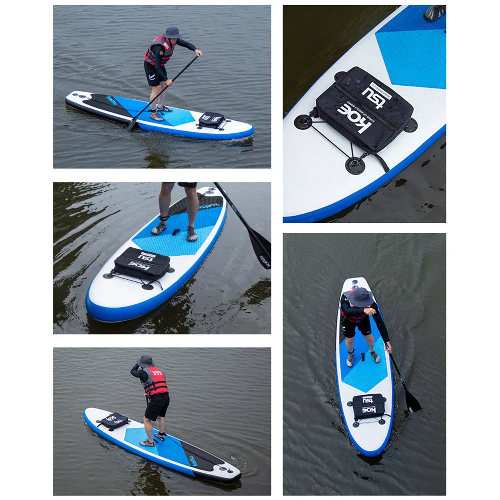 1-4pc Portable SUP Storage Bag — Lightweight Sealed Zipper Bag with Fixing Buckle for Kayak & Paddle Board Accessories