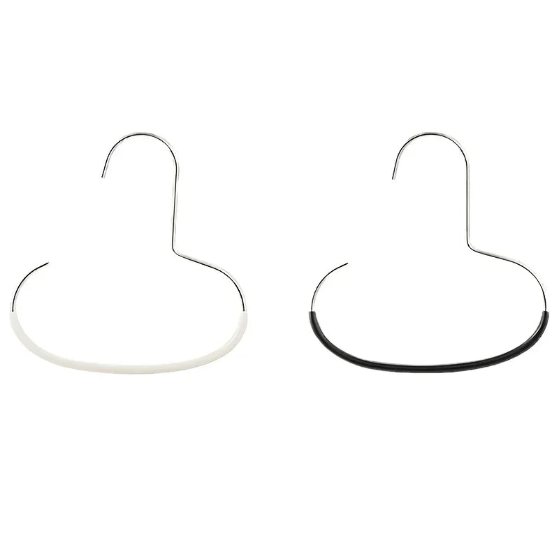 5PCS Manganese Steel Round Hooks — Strong Multi-Purpose Hangers for Hats, Ties, Scarves & Bags