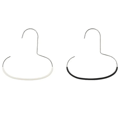 5PCS Manganese Steel Round Hooks — Strong Multi-Purpose Hangers for Hats, Ties, Scarves & Bags