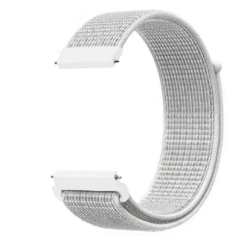 22mm Sport Nylon Loop Watch Band – Breathable Replacement Wristband for NORTH EDGE APACHE-46 Smartwatch, Durable Adjustable Strap