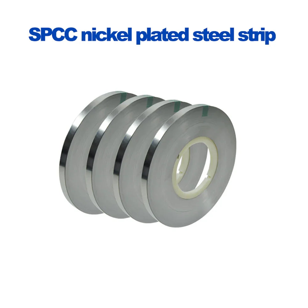 1kg Roll 18650 Li-Ion Battery Nickel Sheet – Nickel-Plated Steel Strip Connector for Spot Welding Machines