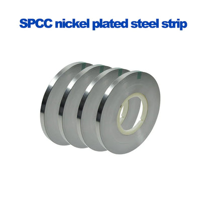 1kg Roll 18650 Li-Ion Battery Nickel Sheet – Nickel-Plated Steel Strip Connector for Spot Welding Machines