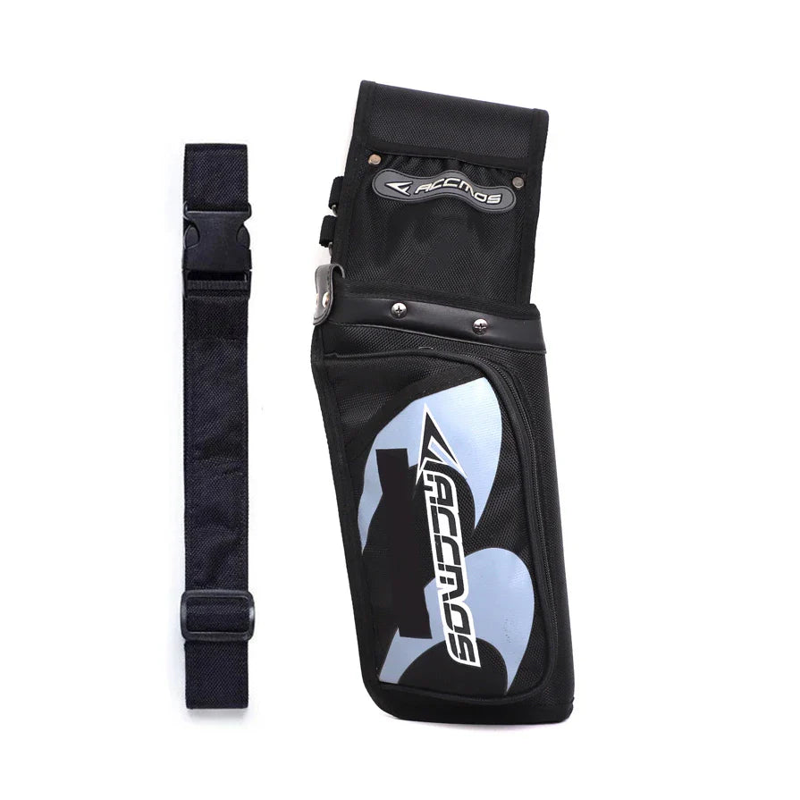 ACCMOS Portable Arrow Quiver Pouch – Waist Carry Archery Storage Holder for Hunting & Shooting