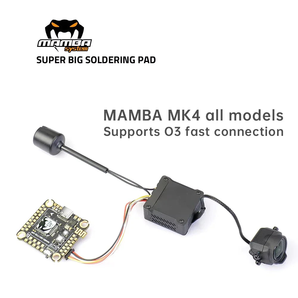 Diatone MAMBA F722 APP MK4 Flight Controller Stack — F7 4-in-1 BLHeli32 45A/55A/65A ESC 6S DShot1200 for FPV Drone