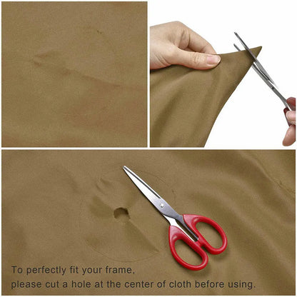 Umbrella Replacement Canopy 6/8 Ribs – Waterproof Patio Parasol Cover for 7.5/9/10ft Outdoor Beach & Garden (No Stand)