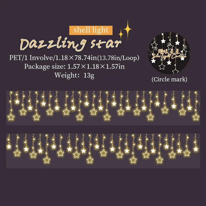30mm x 2m PET Adhesive Tape – Creative Scrapbooking & DIY Handcraft Stickers for Journals and Craft Supplies