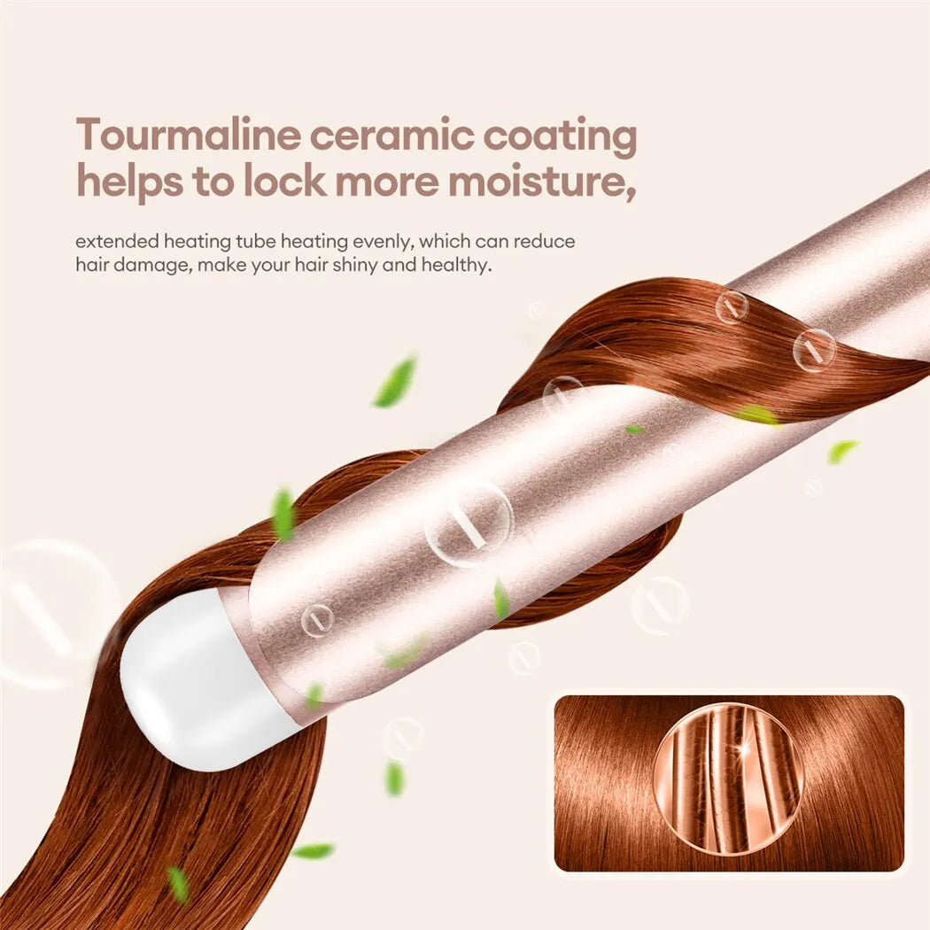 CkeyiN 32mm/38mm Electric Hair Curler – Professional Ceramic Curling Iron with Adjustable Temperature for Women