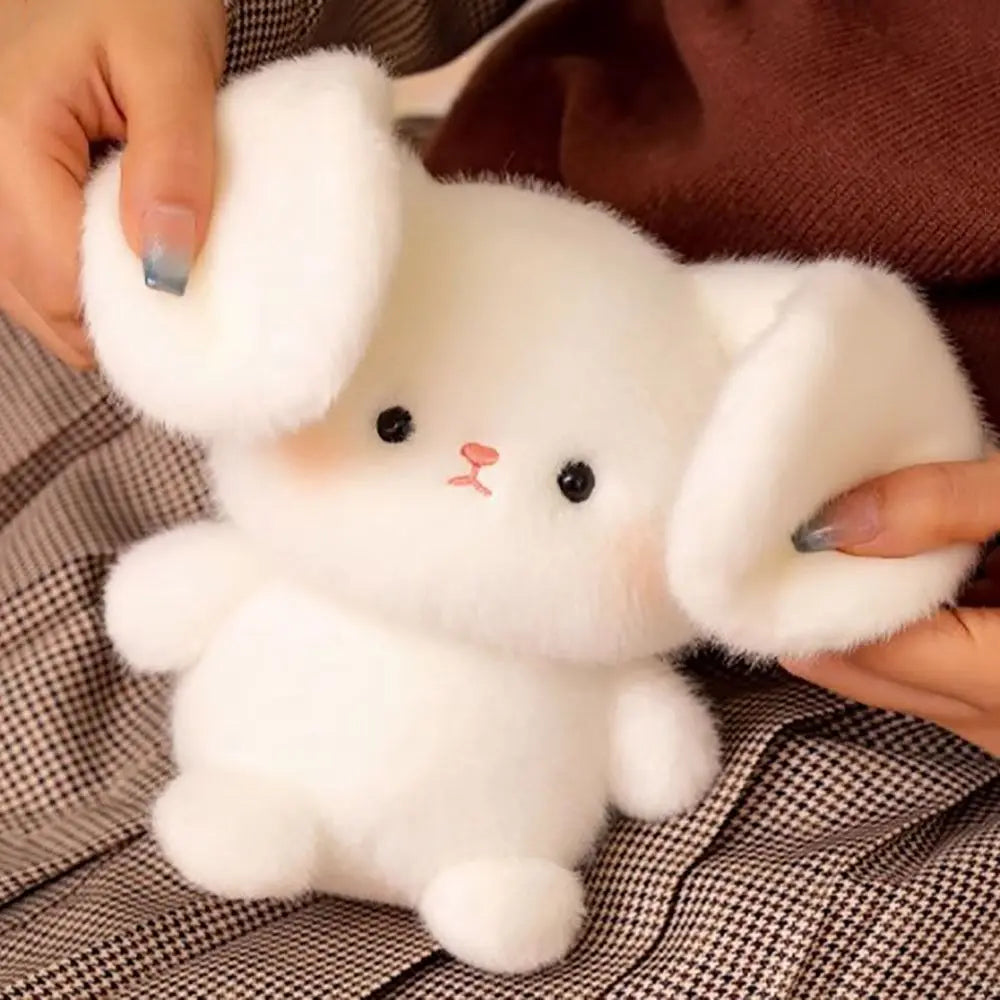 16cm Cute Plush Companion Doll - Anime Elephant, Rabbit, Bear & Panda Soft Desk Toy Gift