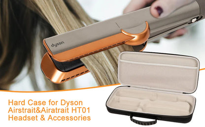 Hard EVA Travel Case for Dyson Airstrait HT01 – Portable Storage Box for Hair Straightener Accessories