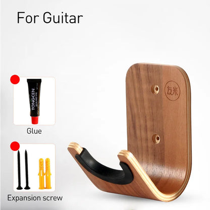 Wall-Mounted Stringed Instrument Hanger — Space-Saving Guitar & Musical Instrument Holder