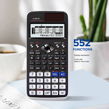 Scientific Calculator 552 Functions – Natural Display Student & Teacher Exam Calculator with Advanced Math Features for School & Teaching Use
