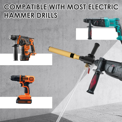 SDS PLUS Drill Adapter – Electric Hammer Water Injection Converter, Carbon Steel Hammer Adapter with 2 Conversion Options