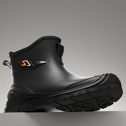 2024 Men's Waterproof Water Boots — Non-Slip Rubber Work Shoes for Outdoor Rain, Camping & Fishing