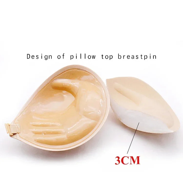 Palm Push-Up Invisible Silicone Bra – Self-Adhesive Strapless Breast Lift Pads for Women, Chest Stickers & Sexy Silicone Bra Cover