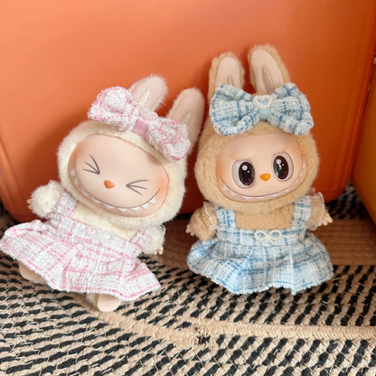 17cm Mini Plush Doll Clothes — Kpop EXO Labubu Idol Outfit Accessories Gift