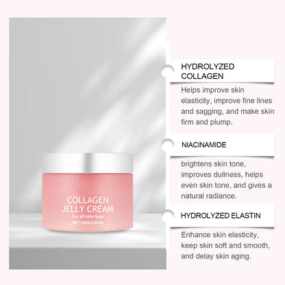 100g Collagen Jelly Cream – Anti-Aging, Hydrating & Skin Tightening Face Care for Wrinkles