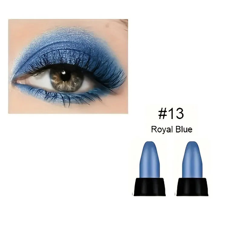 16 Colors Pearlescent Waterproof Eyeliner – Glitter, Long-Lasting & Non-Smudge Eye Makeup