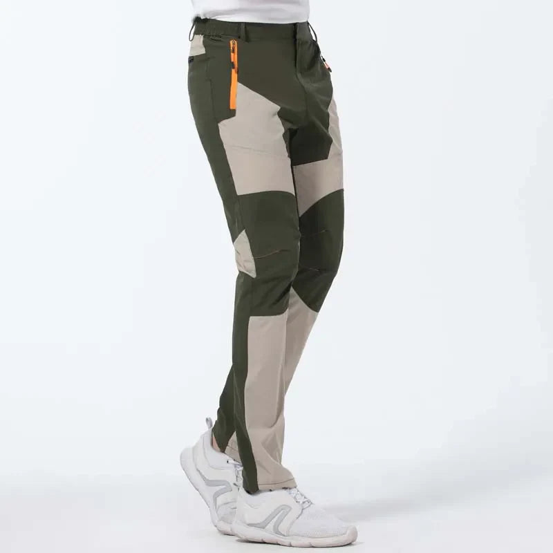 Men’s Elastic Hiking Pants – Quick-Dry, Windproof, Waterproof, Breathable Outdoor Trekking & Climbing Pants