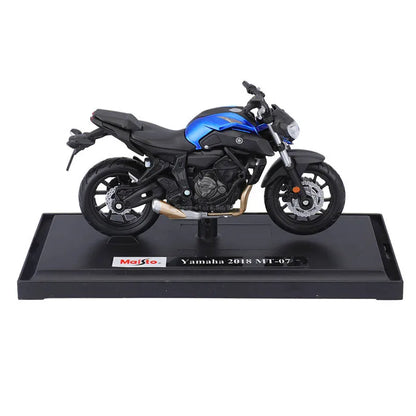 Maisto 1:18 Alloy Motorcycle Model – Yamaha MT-07/MT-10, Ducati, Kawasaki, KTM, Suzuki, BMW