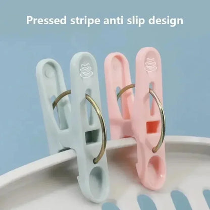 30PCS Windproof Clothespins – Multi-Purpose Laundry Clips for Clothes, Socks, Underwear & Food Bag Sealing