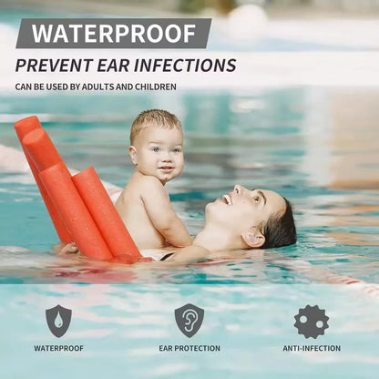 Soft Silicone Earplugs – Reusable Waterproof Noise-Canceling Gel Ear Plugs for Sleeping, Swimming & Flying