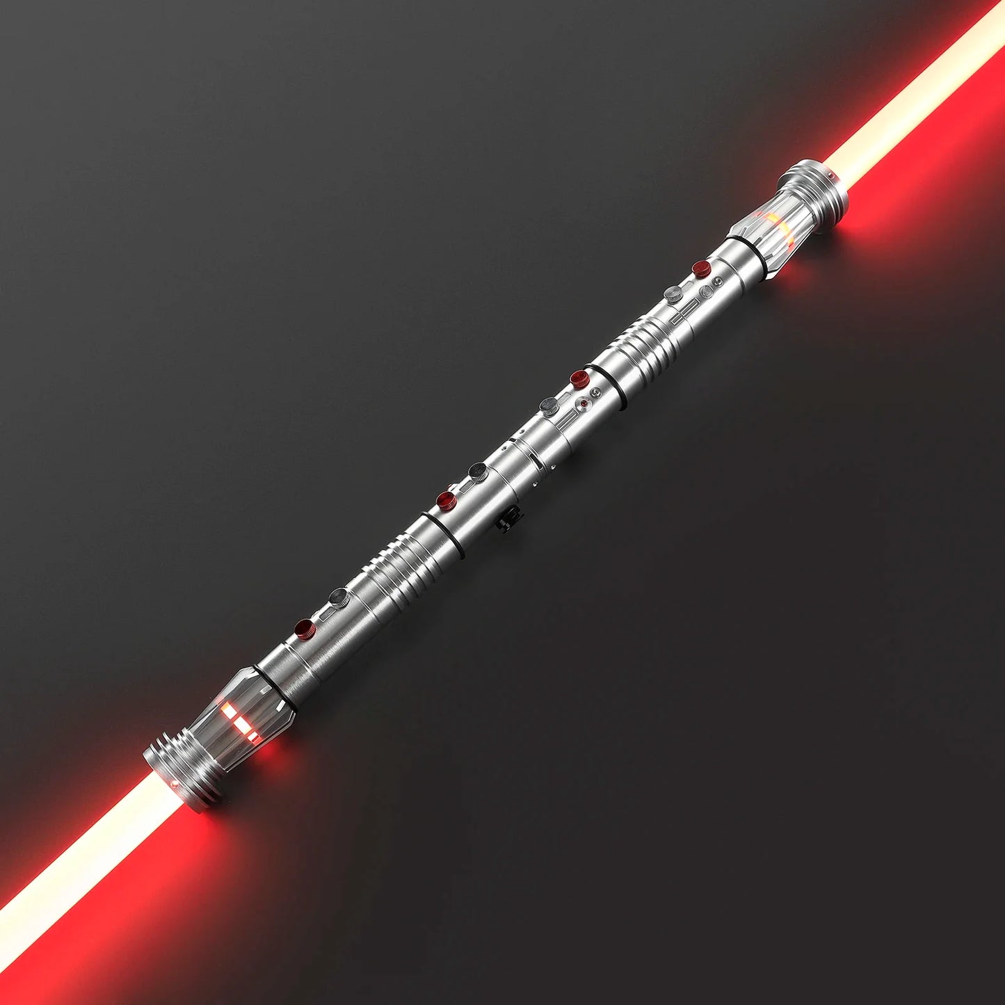 Darth Maul Double-Edged Neopixel Lightsaber – Xenopixel Jedi Laser Sword for Heavy Dueling & Cosplay
