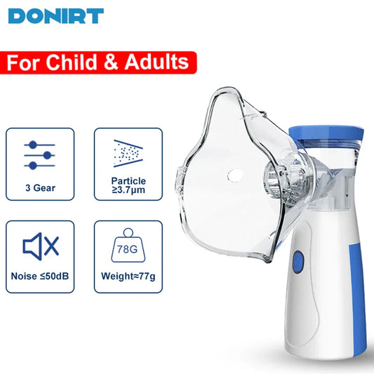 Revitalize 2-in-1 Facial Steamer & Humidifier — Nano Ion Mist for Skin and Air Moisturizing with Water Tank
