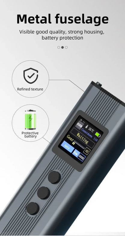 FS01 11-Gear Adjustable Handheld Spot Welder – Battery Welding Tool for 0.3mm Nickel Belt & 18650 Lithium Cells