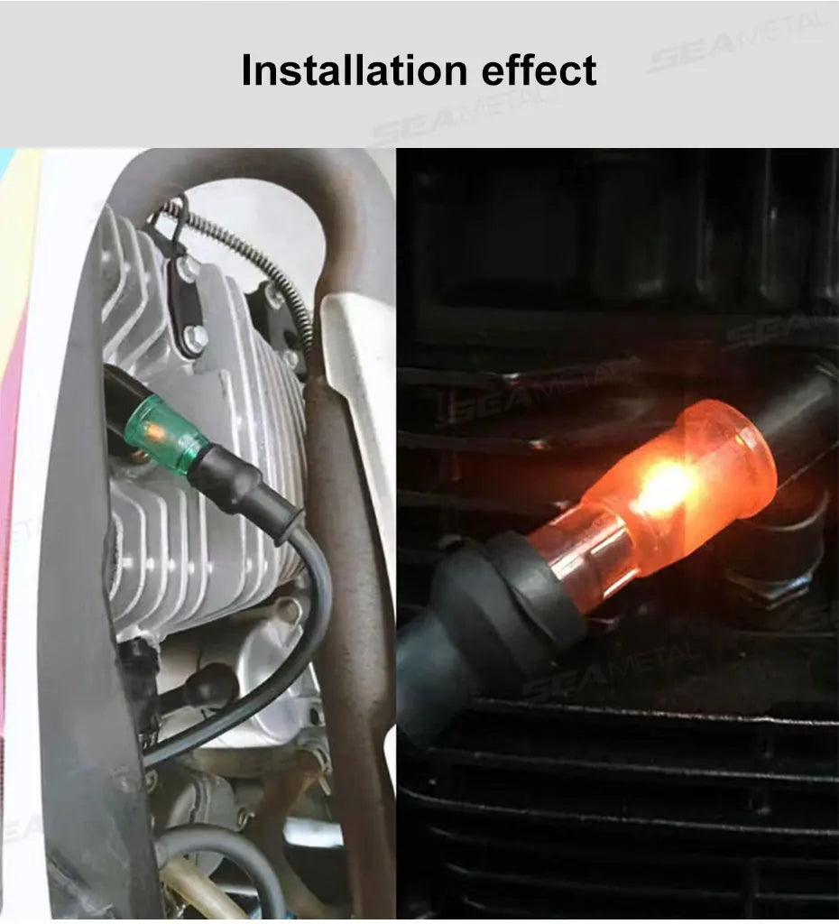 BLALION Universal Motorcycle Spark Plug Cap – 90° Flash Ignition Cap for Moto Engines