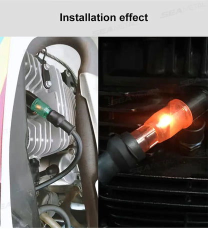 BLALION Universal Motorcycle Spark Plug Cap – 90° Flash Ignition Cap for Moto Engines