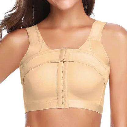 Guudia Front Hook Post-Surgery Bra – Wireless Mastectomy Recovery Bra with Front Closure & Adjustable Straps for Everyday Comfort