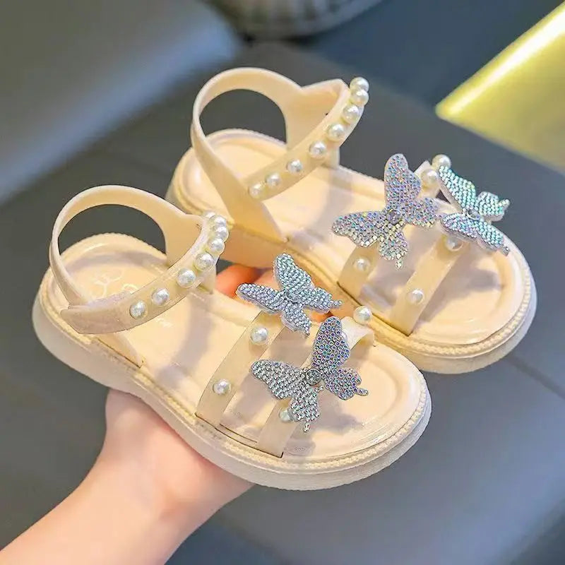 New Summer Girls Sandals - Anti-Slip Baby Slippers for Home & Outdoor Wear