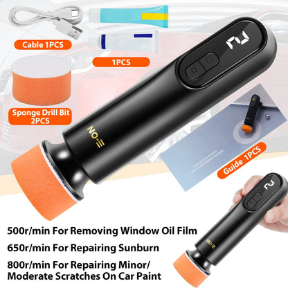 Handheld Wireless Car Polisher | Polishing & Waxing Machine Power Tool for Car Body Cleaning & Repair