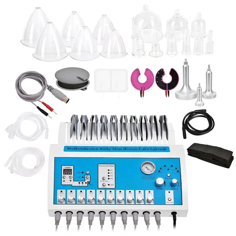 Bum Suction Machine — Infrared Heat EMS Vacuum Massager for Body Shaping & Muscle Stimulation at Home or Salon