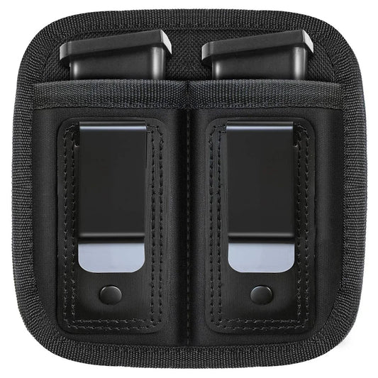 Nylon Magazine Pouch Holster – 9mm Concealed Carry Mag Case with Clip for Glock 19/21/92, Handgun Mag Pouch