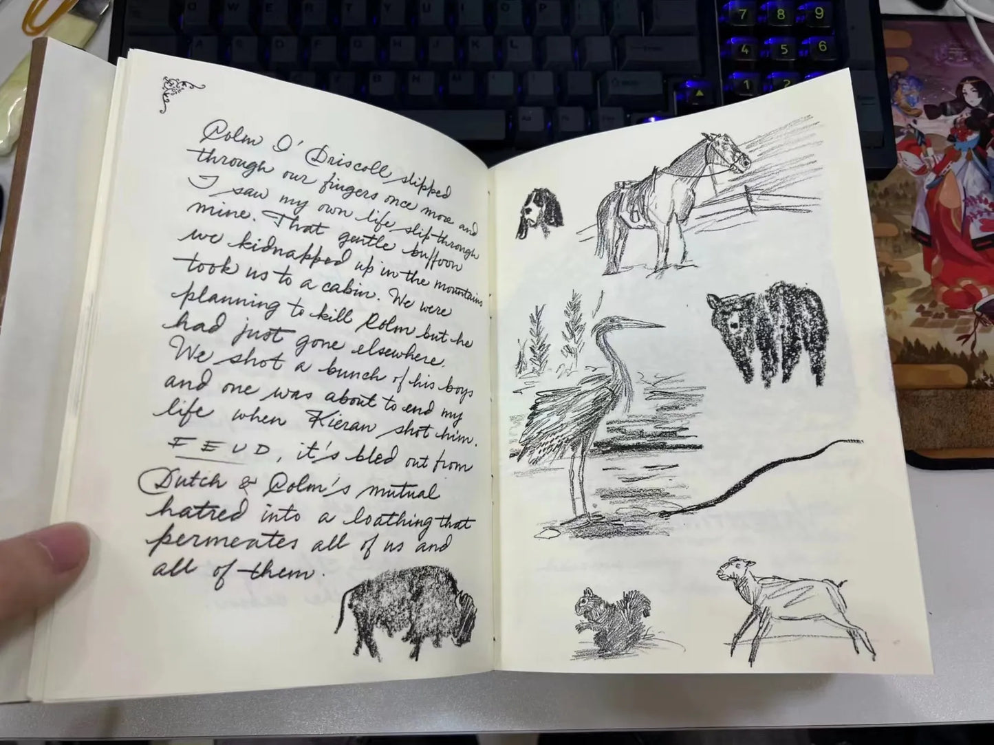 Arthur Morgan Journal — RDR2 Red Dead Redemption Cosplay Diary & Game Prop Replica