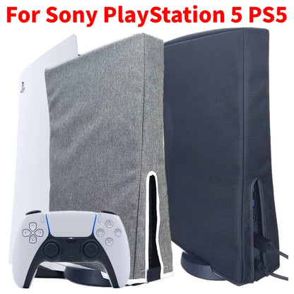 PS5 Game Console Dust-Proof Cover - Waterproof Protective Sleeve Guard for PlayStation 5