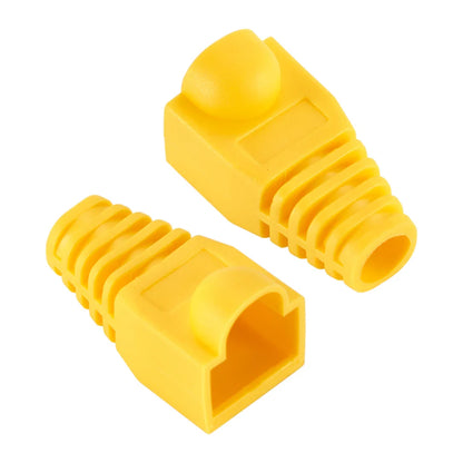 Mixed Color RJ45 Ethernet Cable Boots — Strain Relief Covers for CAT5E/CAT6 Connector Plugs