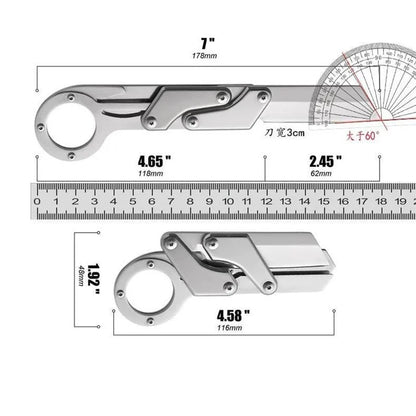 Outdoor Mechanical Folding Knife – High-Hardness Multifunctional Portable Folding Knife