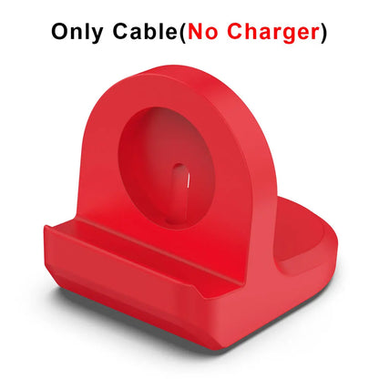 Silicone Charger Dock Holder — Samsung Galaxy Watch Ultra 47mm & Galaxy Watch 7/6/5/5 Pro Stand with USB Cable