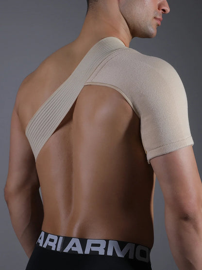 Breathable Elastic Shoulder Support — Upper Back Brace for Posture & Pain Relief
