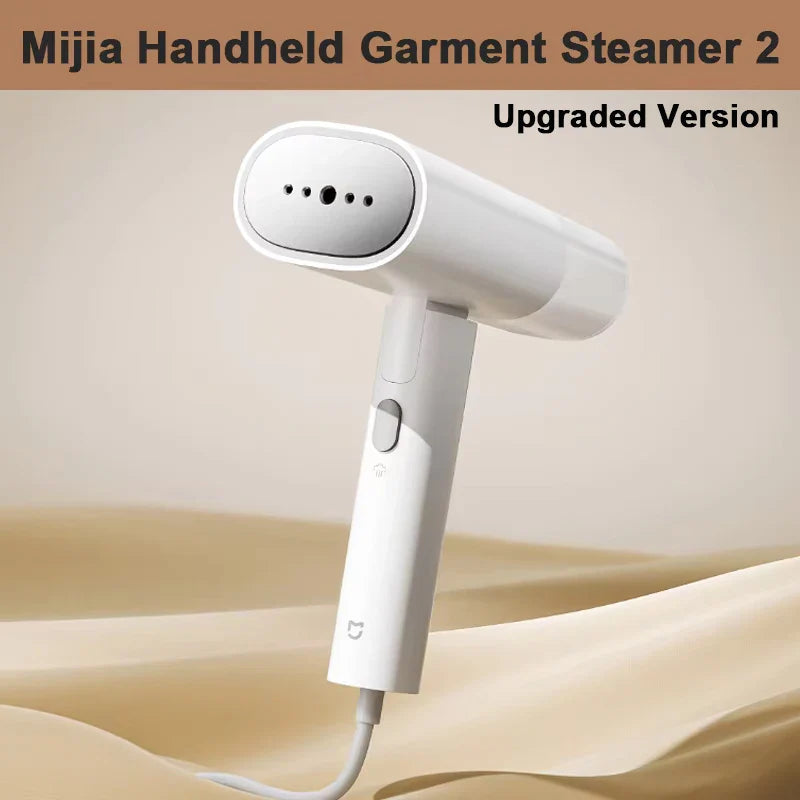 Original XIAOMI MIJIA Handheld Garment Steamer - Electric Steam Cleaner for Clothes, Mite Removal & Home Use