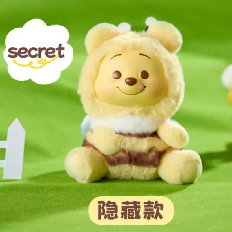 Disney Winnie the Pooh Vinyl Blind Box – Naughty Party Pooh Bear Mystery Pendant Toy, Cute Surprise Doll Gift