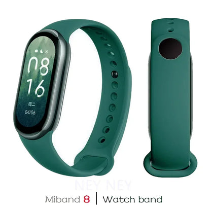 Sport Silicone Strap for Xiaomi Mi Band 9/8 NFC – Replacement Smartwatch Wristband Bracelet