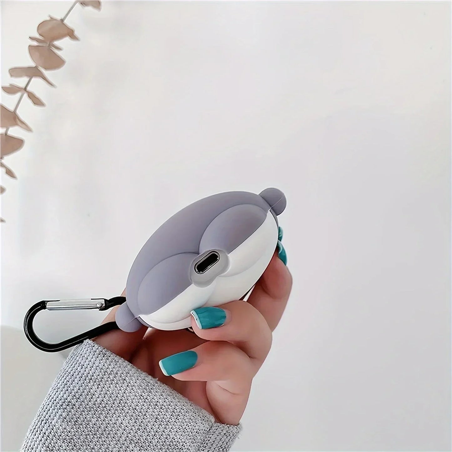 Cute Cartoon Shark Silicone Case for AirPods 1/2/3/4 & Pro 2 — Protective Wireless Earphone Cover