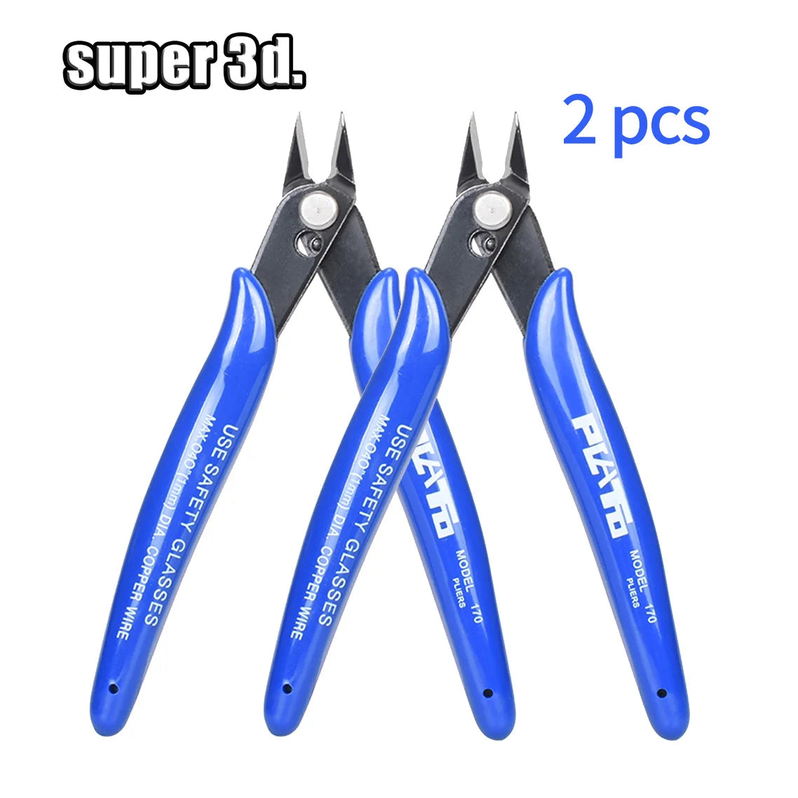 PLATO 170 Wishful Clamp Diagonal Pliers – Side Cutting Nippers & Wire Cutter for DIY Electronics & 3D Printing