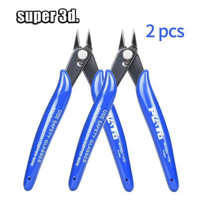 PLATO 170 Wishful Clamp Diagonal Pliers – Side Cutting Nippers & Wire Cutter for DIY Electronics & 3D Printing