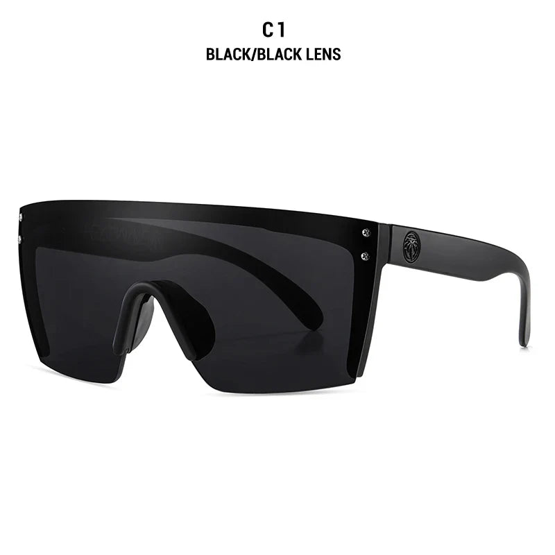 NEW Luxury Brand Mirrored Polarized Sunglasses — Men’s Sport Goggles with UV400 Protection & Case