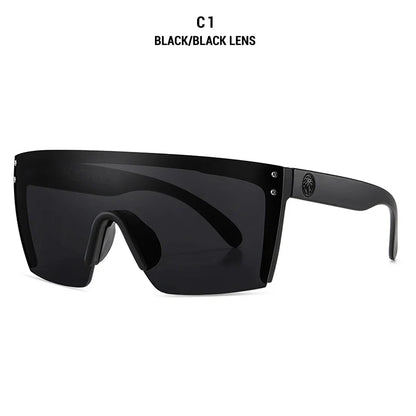 NEW Luxury Brand Mirrored Polarized Sunglasses — Men’s Sport Goggles with UV400 Protection & Case