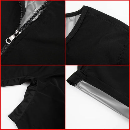 Men’s Sauna Sweat Bodysuit - Thermal Waist Trainer Body Shaper for Gym Fitness, Belly Control and Slimming Support